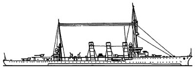 Легкий крейсер - минный заградитель Bremse